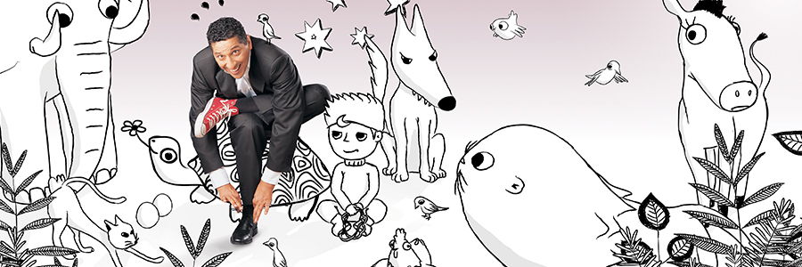 Smaïn conte Pierre et le loup © Colas Declercq