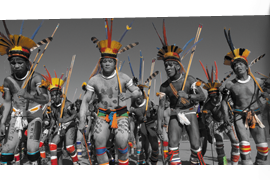 « Le peuple de l’Amazone : une grande fresque © Patrick Bernard
